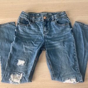 Indigo Pink Sequin Jeans